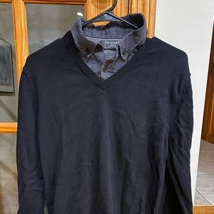 Button Down/sweater combo